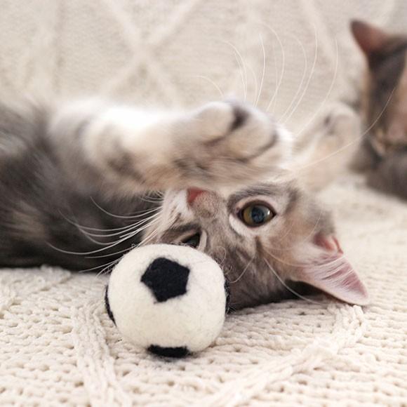 猫用品 Icatoy コロコロフェルトtoy サッカーボール Rmc Ty150 Idog 通販 Yahoo ショッピング