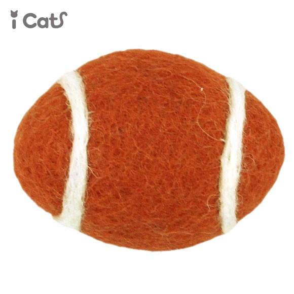 猫用品 Icatoy コロコロフェルトtoy ラグビーボール Rmc Ty155 Idog 通販 Yahoo ショッピング