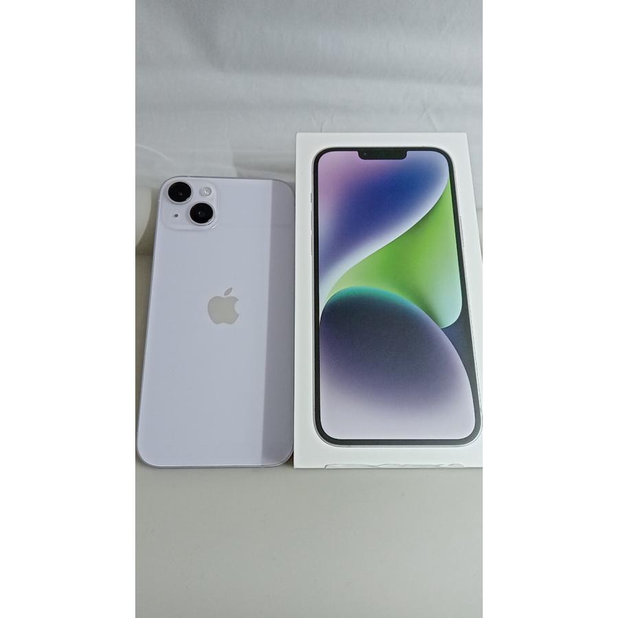 整備済！　iPhone 14 Plus A2885　256GB パープル　本体　SIMフリー　箱　26021105