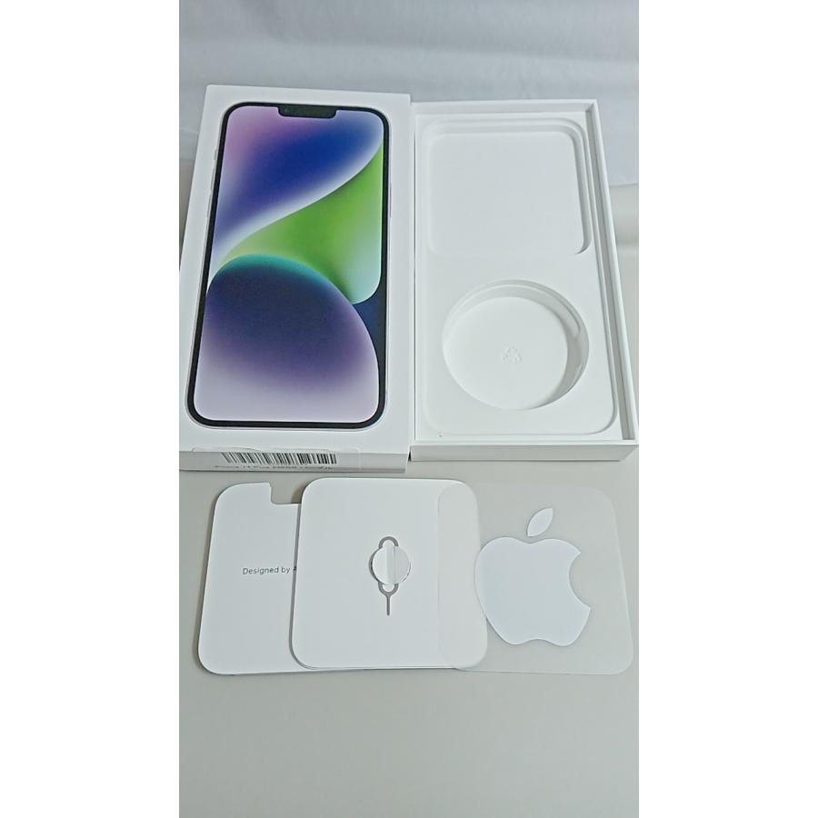 整備済！　iPhone 14 Plus A2885　256GB パープル　本体　SIMフリー　箱　26021105の画像