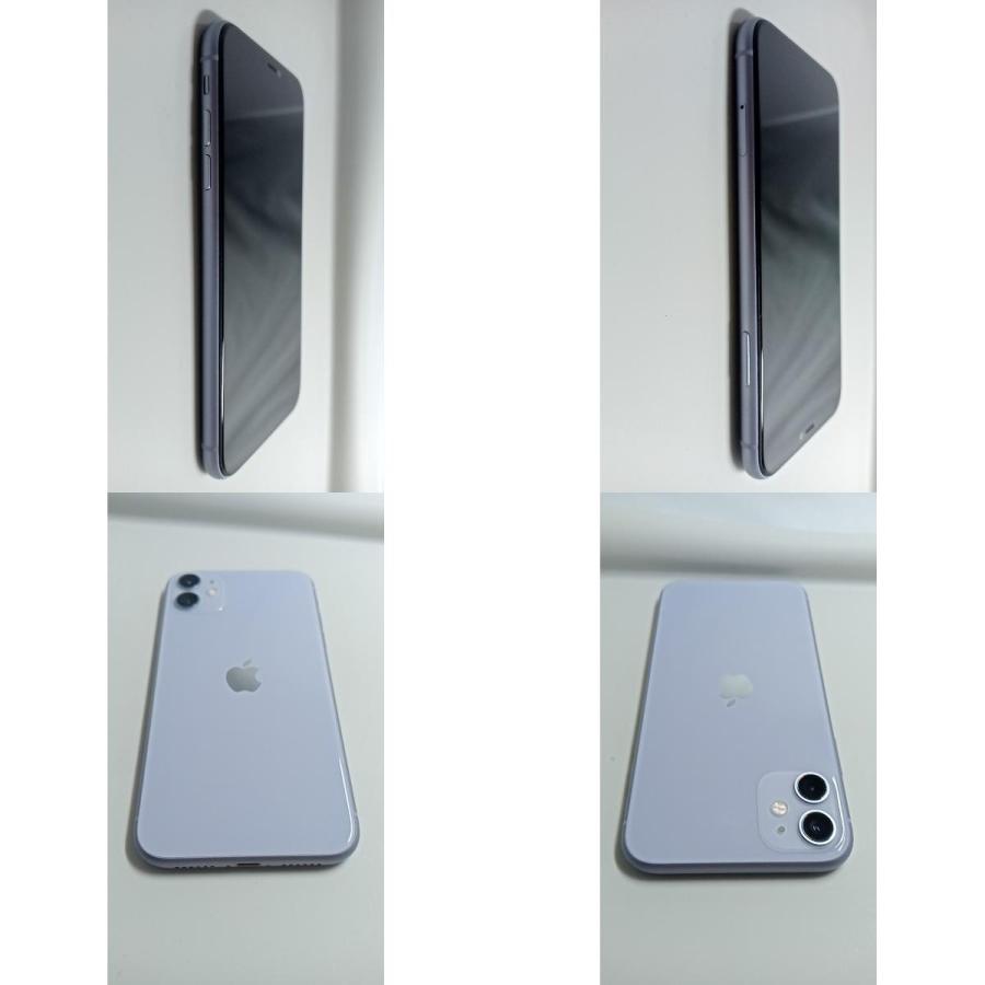 整備済！液晶・電池新品！訳アリ品！ iPhone11 A2221 128GB パープル 