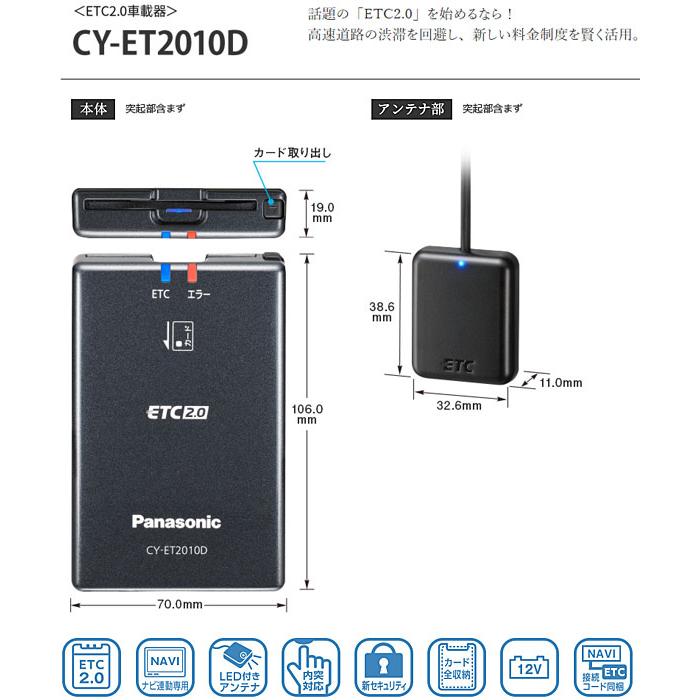 Panasonic（パナソニック） 【Web申請必須】セットアップ込み ETC2.0