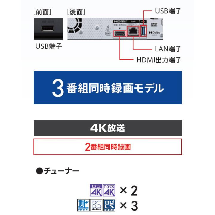 DIGA 【在庫あり】DMR-4T103 1TB Panasonic 4Kディーガ DIGA 【在庫あり】DMR-4T103 1TB Panasonic 4Kディーガ