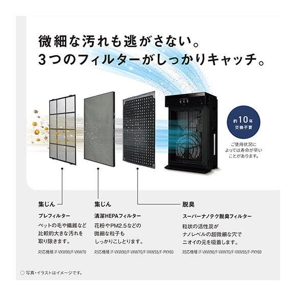 Panasonic（パナソニック） 【在庫あり】F-VXW90-TM 加湿空気清浄機