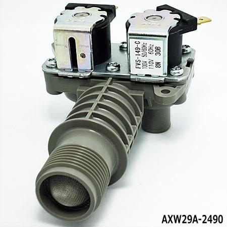 【在庫あり】【純正品】AXW29A-2490 Panasonic 給水弁 洗濯乾燥機用【NA-FA70H1他用】[FVS-149-C] ※ネジ・パッキン等は付属しません 新品｜idosawa