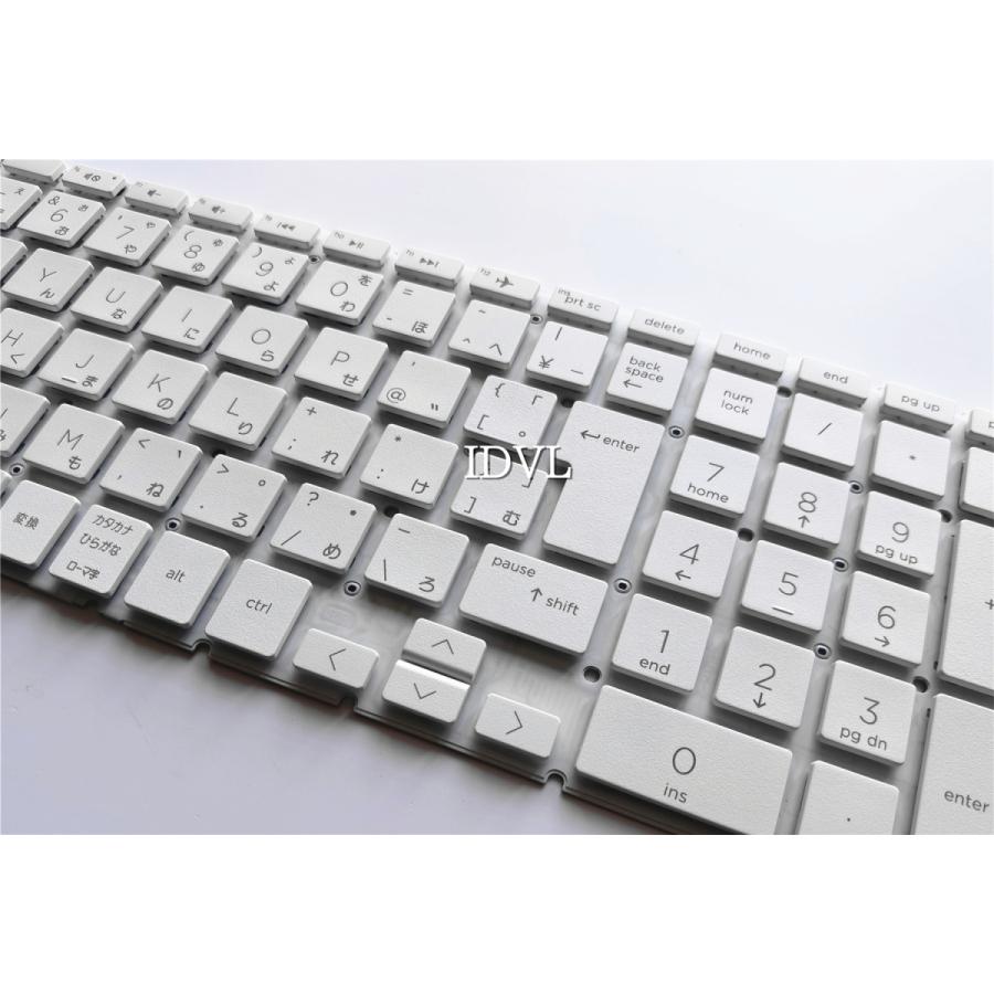 国内発送]HP Laptop 15-db 日本語キーボード 白色 バックライト