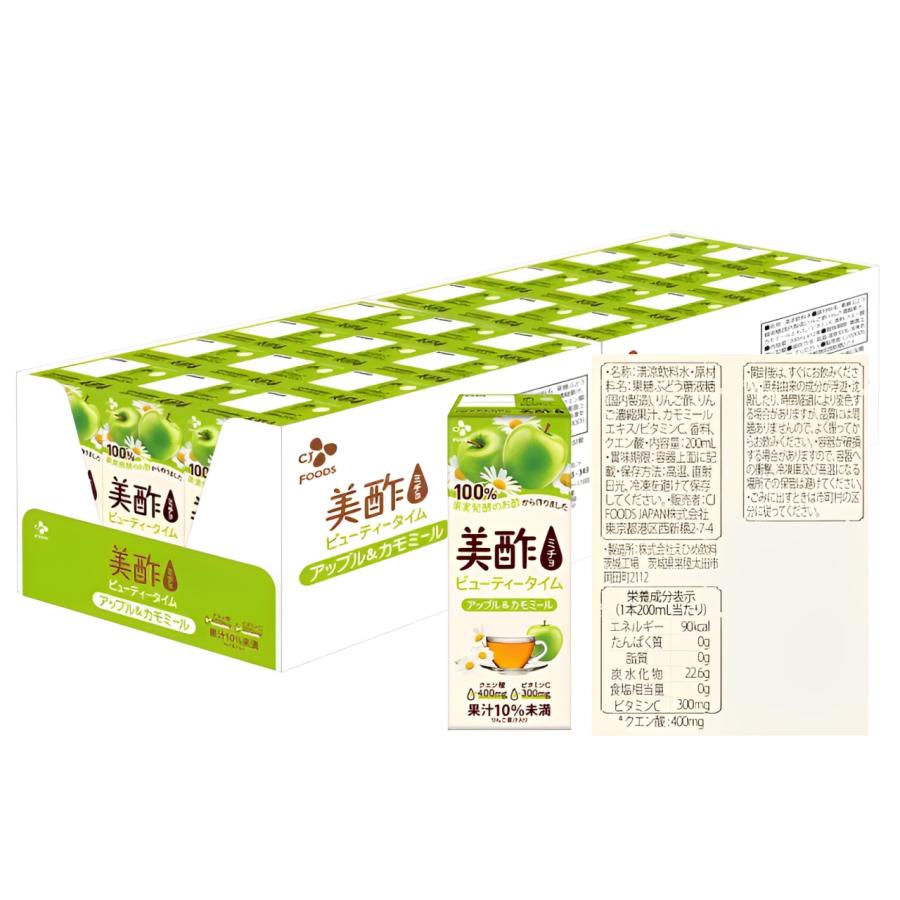 美酢 ミチョ アップル & カモミール 24パック 大容量 まとめ買い | 美酢 | 01