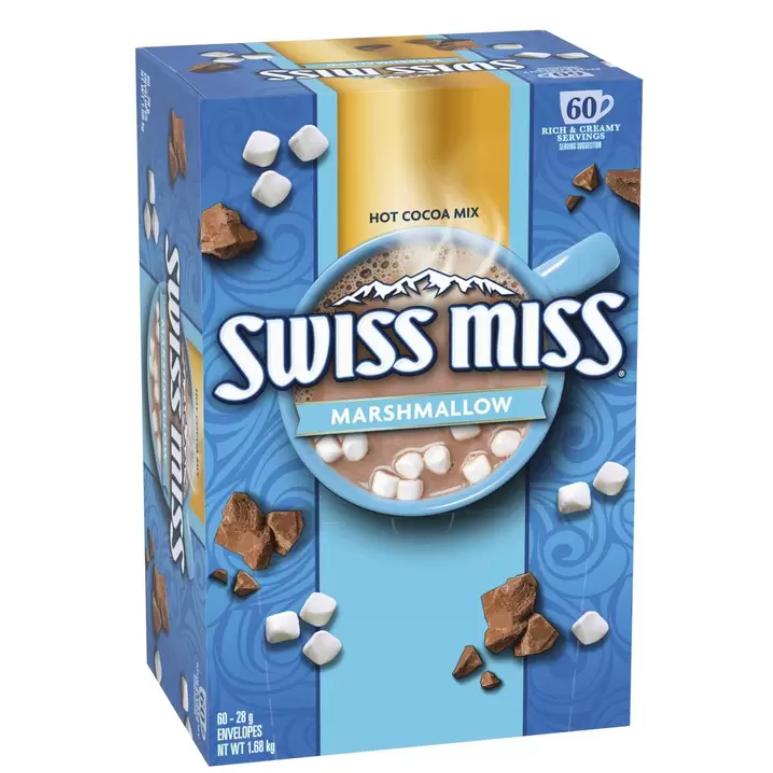 り*ん様 Swiss miss スイスミス　ミルクチョコレートココア　60袋×3 Swiss miss（スイスミス） ミルクチョコレートココア マシュマロ 60袋
