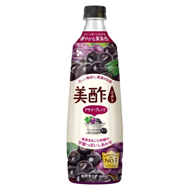 美酢 ミチョ アサイーブレンド 900ml x 2本 大容量 まとめ買い 業務用