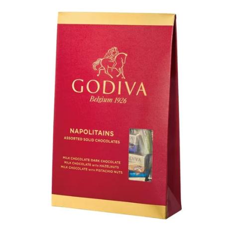 ゴディバ ナポリタン チョコレート 4種 320g ミルク ダーク ヘーゼルナッツ ピスタチオ | ゴディバ