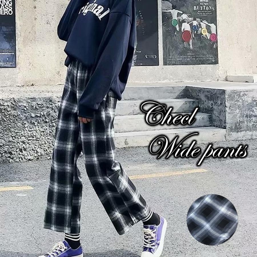 チェックパンツ モード系 オールシーズン ウール素材 あったか タータンチェック オルチャン ファッション ウエストゴムフリーサイズ Ie 47 ヤフー店 通販 Yahoo ショッピング