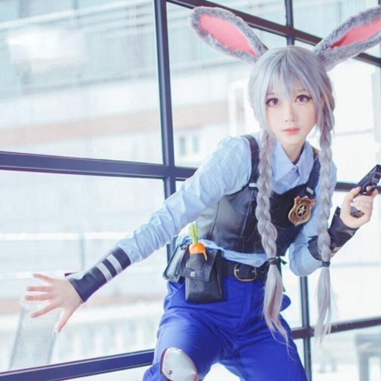 ズートピア ジュディ コスプレ ジュディ ホップス ジュディ バニーガール ハロウィン コスプレ 仮装 童話 かつら Jdt0810 Item Bank 通販 Yahoo ショッピング