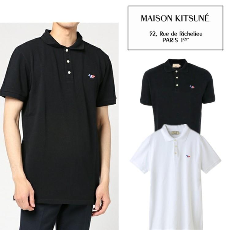 maison kitsune polo shirt