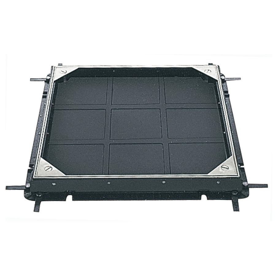 中部 MSCS-1SL-350 床化粧用化粧マンホールカバー ハンドル付き 中部コーポレーション CHUBU ※直送/代引不可/沖縄・離島配送不可