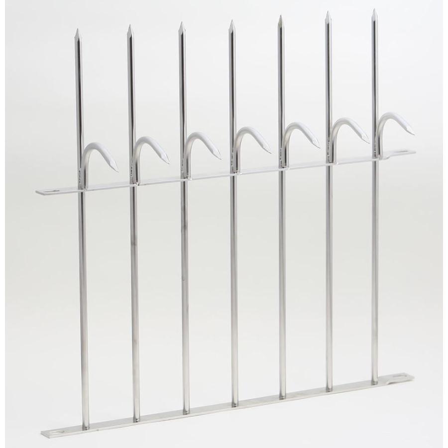 おトク情報がいっぱい 大榮線業 大阪府防犯協会連合会認定 優良防犯器具 Hln2 49sus 49シリーズ 忍び返し 侵入防止柵 ステンレス Dsハイレーヌ2型 フェンス 外壁