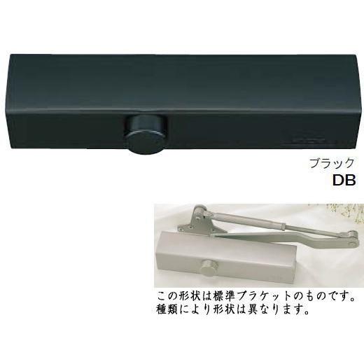BS22P DB ブラック バックチェック付 ストップ付 パラレル型 【バラ】 ドアクローザー