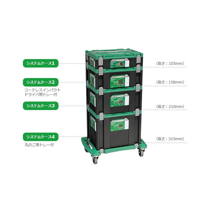 HIKOKI 0040-2656 システムケース1 積み重ね/スタッキング 工具箱