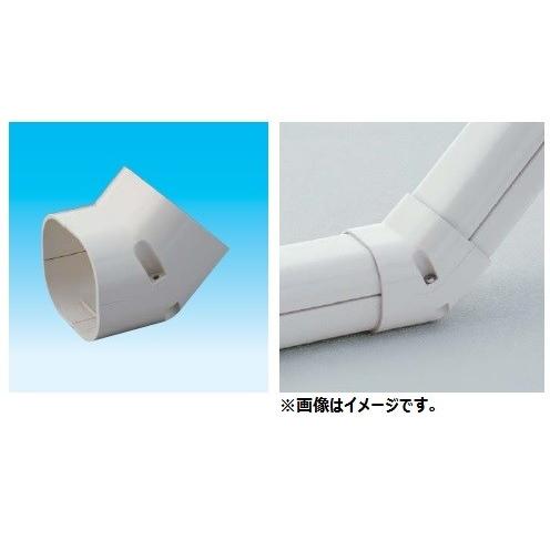 因幡電工 スリムダクトLD LDCF-70 No.2327 ホワイト コーナー立面45度