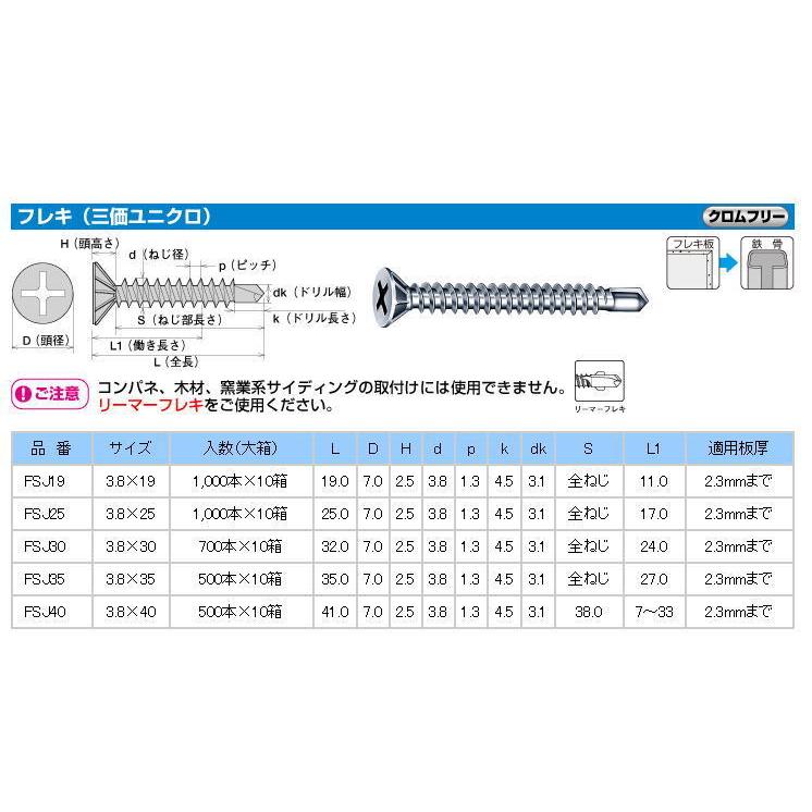 大箱) ヤマヒロ ジャックポイントFSJ35 3.8x35 フレキ（500本