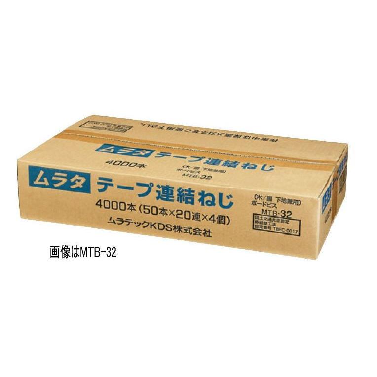 4箱入1ケース)テープ連結ねじ MTB-41 4000本 ムラタ : 家ファン! Yahoo