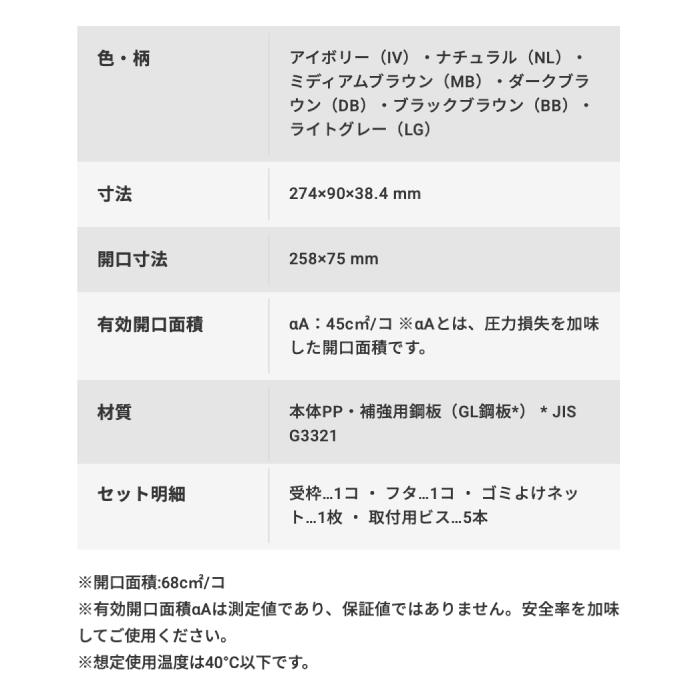 JOTO (1ケース6個) 城東テクノ ルームガラリ YV-7530-MB ミディアム