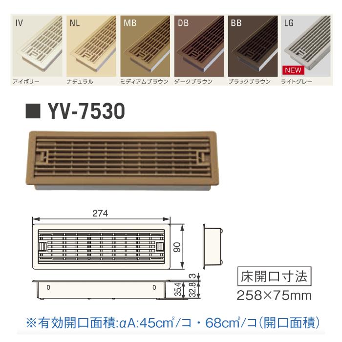 JOTO (1ケース6個) 城東テクノ ルームガラリ YV-7530-BB ブラック