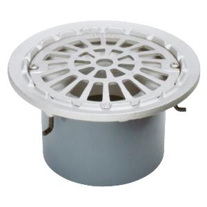 カネソウ ESMF-2-150 ルーフドレン たて引き バルコニー・廊下・踊場用 ステンレス鋳鋼製 打込型 塗膜防水・モルタル防水 ねじ込み式