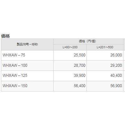 カネソウ WHXAW−125 ルーフドレン よこ引き 屋上用 鋳鉄製 打込型 アスファルト防水 ねじ込み式 外断熱用_3