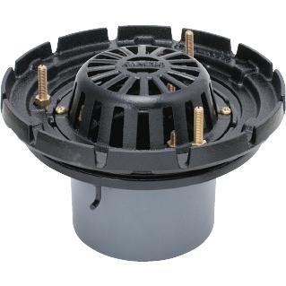 カネソウ ESRW-2-200 ルーフドレン たて引き 屋上用 鋳鉄製 打込型 アスファルト防水・シート防水 ねじ込み式 外断熱用