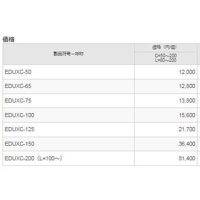 大阪店 カネソウ EDUXC-150 ルーフドレン よこ引き 屋上用 鋳鉄製 デッキプレート打込型 アスファルト防水・シート防水 ねじ込み式 立ち上がり部用打込金具付