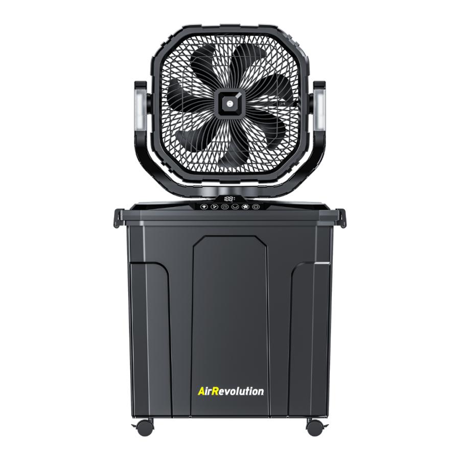 KMネクスト 大型ミストファン MIST FAN-BIG 22Lタンク コードレス充電