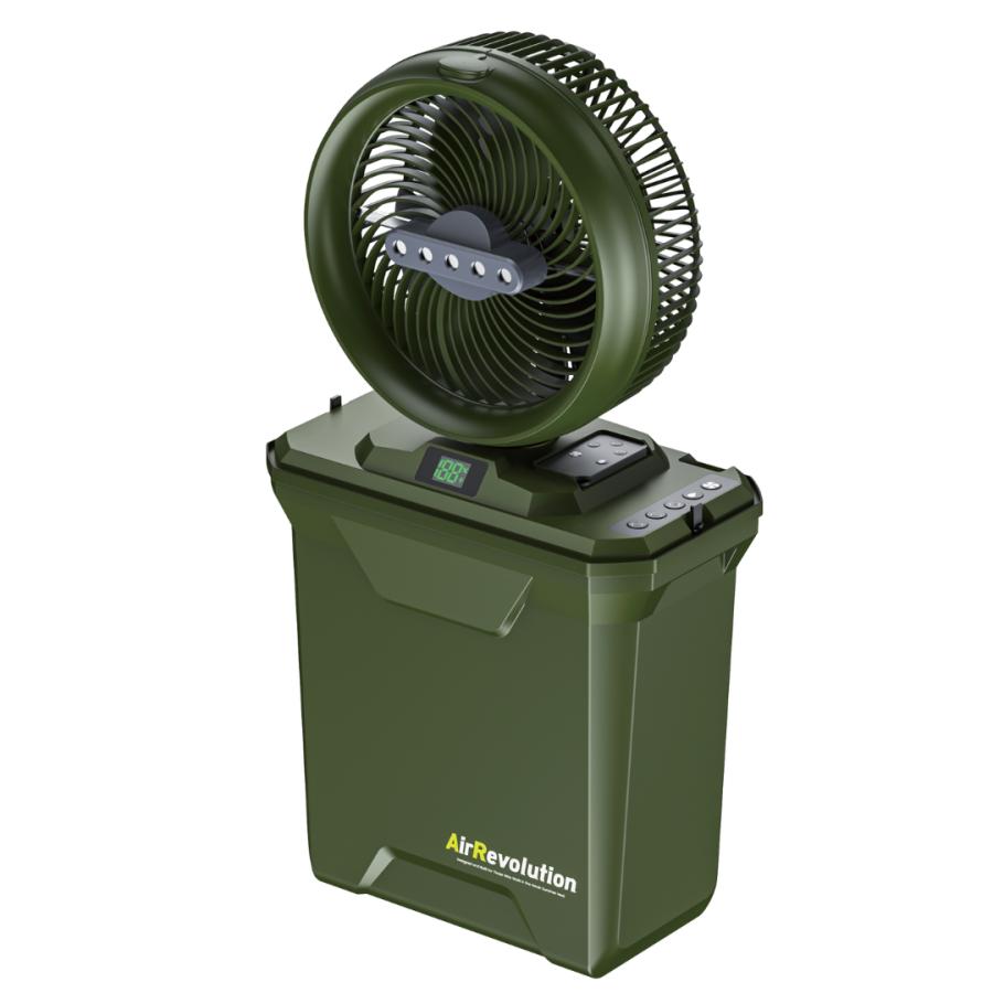 水の入った扇風機　MIST FAN AirRevolution ミストファン | 充電式ミストファン
