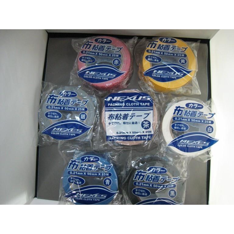 ネクサス 50MMx25M 銀 カラー布ガムテープ : 家ファン! Yahoo!店