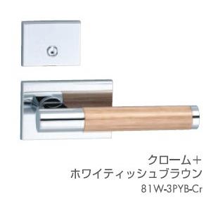 川口技研 LVS-81W-4NDYB-Cr 横長角座 表示錠 LVSケース錠仕様 ND(丸