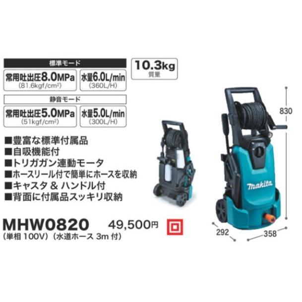 マキタ（makita） MHW0820 高圧洗浄機 : 家ファン! Yahoo!店 - 通販