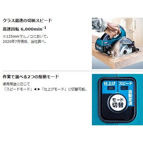 マキタ HS007GZ 125mm充電式マルノコ 本体のみ(鮫肌チップソー付) ※バッテリ・充電器・ケース別売_1
