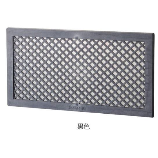 丸喜金属 P-840 P.C床下菱目風窓（デラックス）ST防虫網付 黒色 200