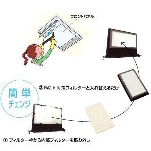 マックス MAX JG90254 ES-F106HG 全熱交換型換気システム用PM2.5