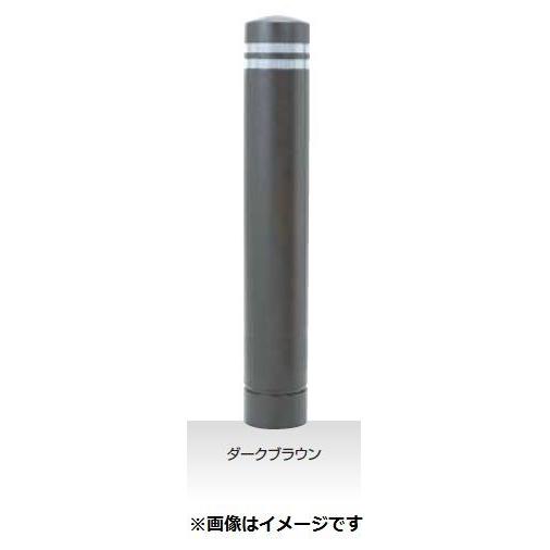 MEDOMALK メドーマルク S700(可動式) エコバッファ・廃タイヤ再生ゴム車止め Φ130 ダークブラウン/グレーベージュ ※直送/代引不可/沖縄・離島配送不可