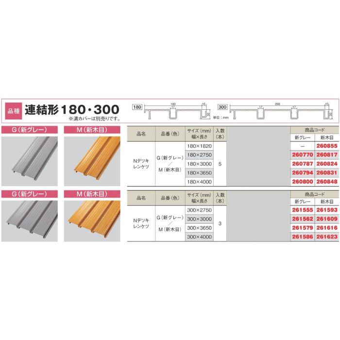 3点セット タキロンシーアイ タキロン デッキ材用 連結形 300 3本入り 300×3650mm