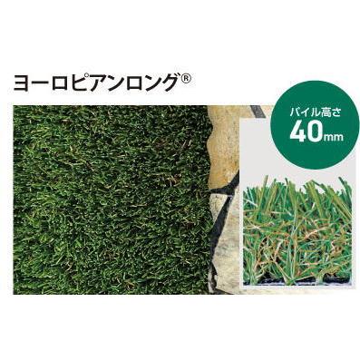 【新品・未使用】人工芝　リアリーターフ ヨーロピアンロング40mm 1m×10m リアリーターフⓇ人工芝ヨーロピアンロングゴールド