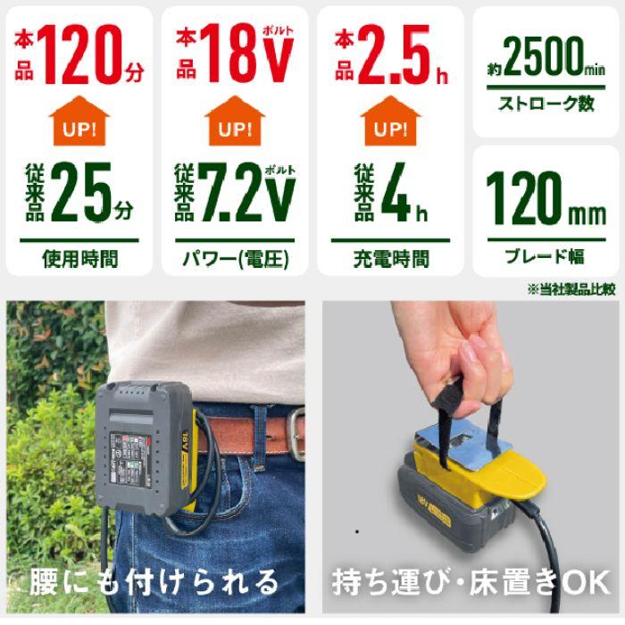 充電式　除草バイブレーター コンパクトなのにパワフル振動で雑草を根こそぎ抜く！充電式除草