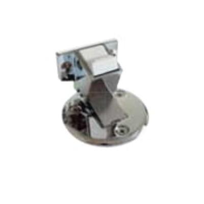 水上金属 フラット戸当りＺ型 (面付タイプ/ストップ付) クロームメッキ　ZFS-211CR 6個