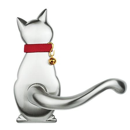 長沢製作所 わんにゃんレバーハンドル Cat-2(空錠) TX-W20Eホワイト