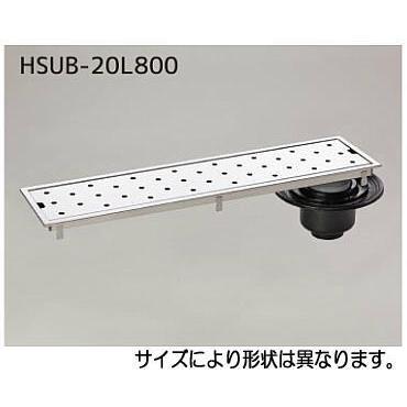 シマブン HSUB-15L750 排水ユニット　SUSパンチング 防水縦引き　150角 ※直送/代引不可/沖縄・離島配送不可