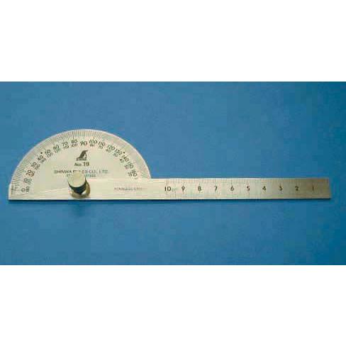 シンワ シンワ測定 62480 プロトラクター No．19 シルバーΦ90 竿目盛
