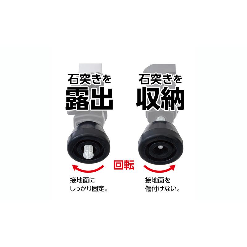 シンワ測定 76829 三脚 ハンドル式エレベーター D 3m 軽量 高所タイプ