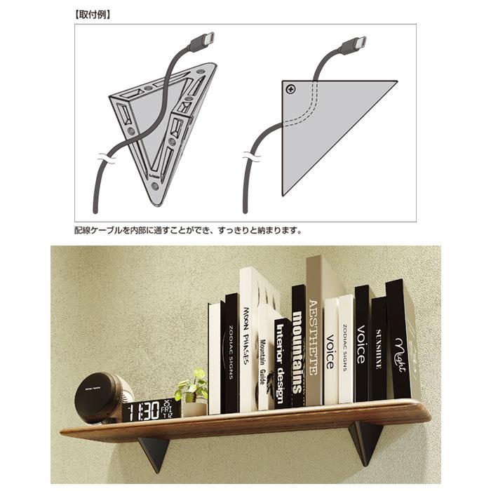スガツネ工業 トライアングル棚受 BK-TR60-WT ホワイト 1個 : 家ファン