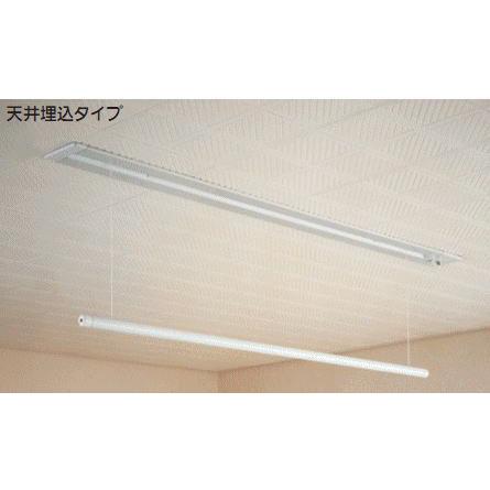 川口技研 ホスクリーン URB-S-W 全長1400mm ロールアップ式室内物干し (代引不可商品)