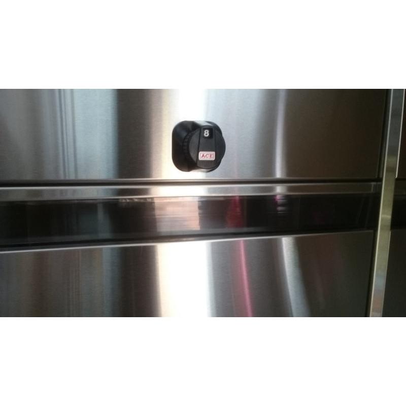 杉田エース RYポスト 6戸用 (244-902) 集合ポスト ダイヤル錠 透明